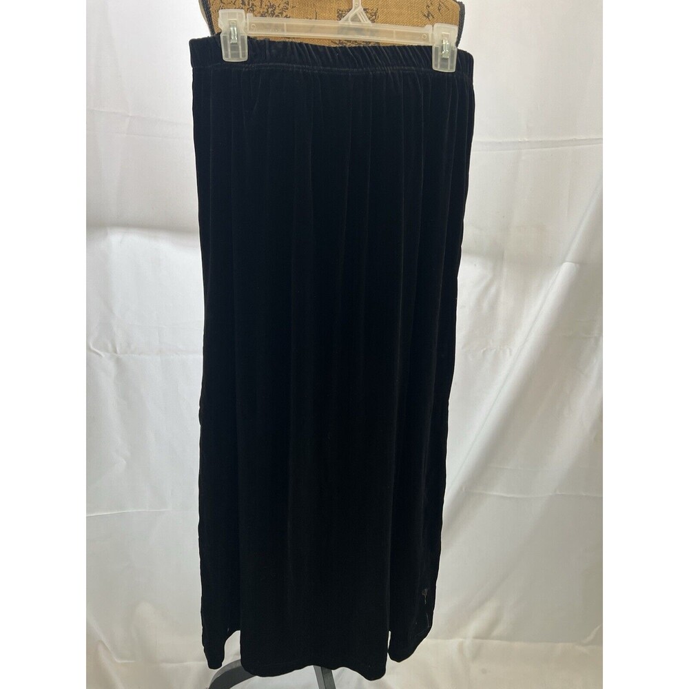 TR Bentley Velvet Maxi Skirt Black XL